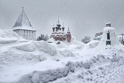 Нейросеть смоделировала Ярославль после снежного циклона
