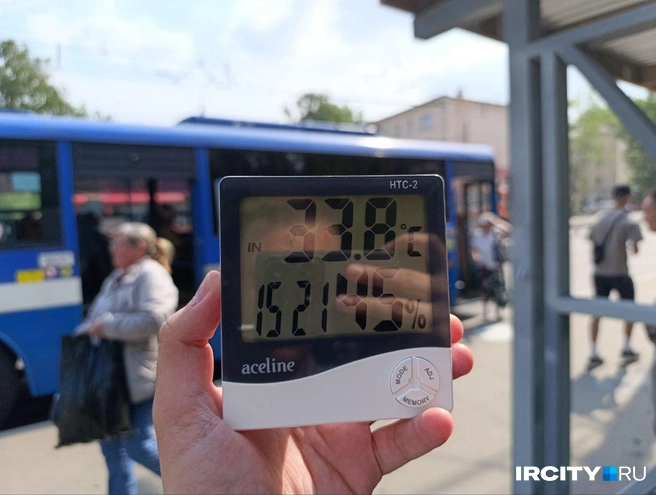 На выходе — +33,8 °C | Источник: Даниил Конин / «ИрСити»