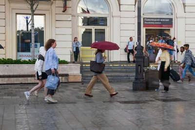 В Москве объявлен желтый уровень опасности из-за гроз