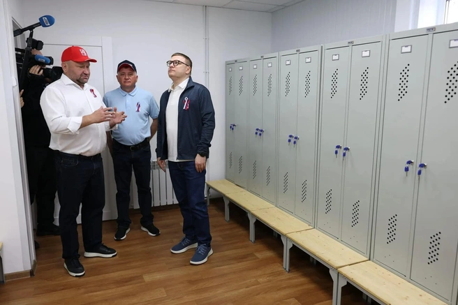 Новый стадион&nbsp;— современное спортивное пространство, где спортом смогут заниматься и дети, и взрослые, и люди старшего поколения | Источник: пресс-служба правительства Челябинской области