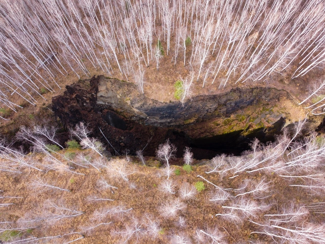 Всё началось с небольших штолен внутри горы | Источник: читатель 74.RU