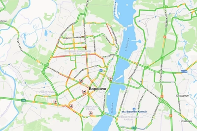 Воронеж вновь скован утренними пробками