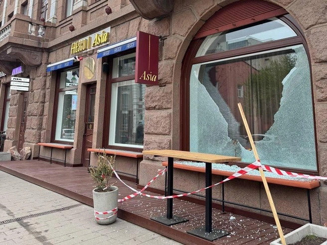 Ресторан сильно пострадал на длинных майских выходных | Источник: «Бал дебютанток» / Telegram