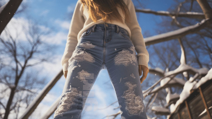 Почему нельзя носить колготки под джинсами | Гардероб блондинки | Дзен