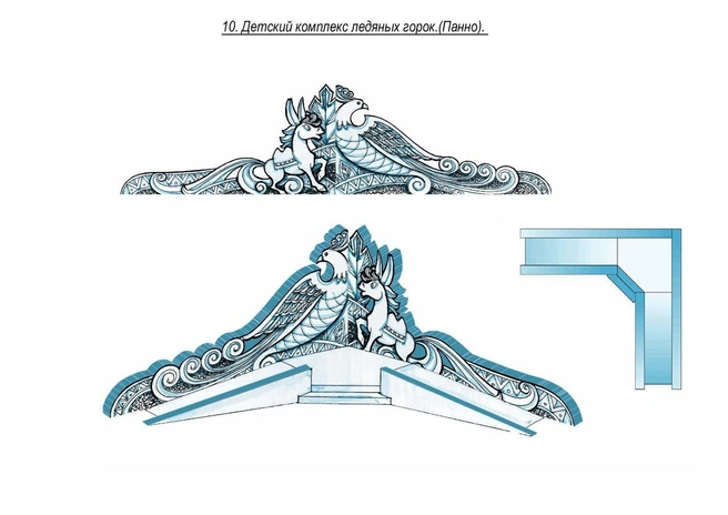 И даже здесь почти символ года&nbsp;— Конек-горбунок | Источник: Мэрия Красноярска