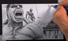 Художник, создавший гигантский флипбук про Халка, собрал 28 миллионов просмотров (видео)