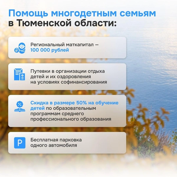Меры финансовой помощи  | Источник: информационный портал правительства Тюменской области
