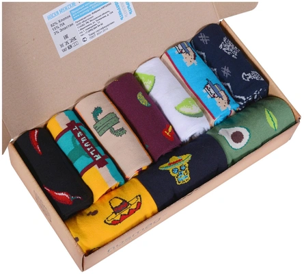 Набор из 10 пар мужских носков MoscowSocksClub №М24 микс «Мексика»