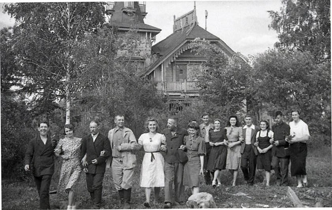 Дом отдыха «Ударник», 1945 год. Он находился недалеко от нынешней резиденции губернатора на 1-й просеке и Загородного парка | Источник: фотофонд Самарского областного государственного архива социально-политической истории