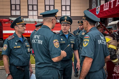 Масштабные учения МЧС прошли в Суворовском училище Владикавказа