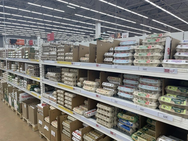 До этого куриные яйца с февраля по июль в регионе дешевели | Источник: Радик Енчу / 72.RU