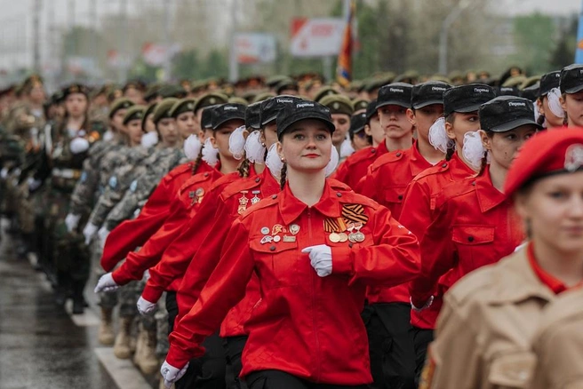Парад на 9 Мая в Красноярске | Источник: будьвдвижении.рф