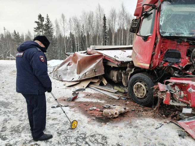 На трассе обнаружили слой льда | Источник: Госавтоинспекция по Свердловской области