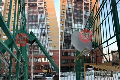 В Омске на ребенка упала баскетбольная конструкция