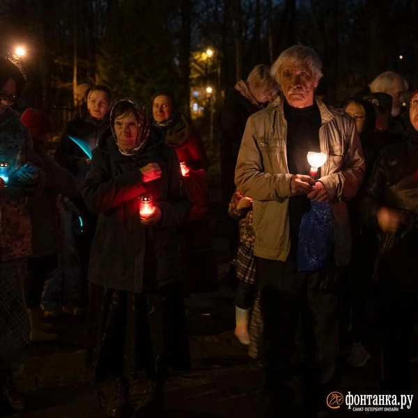 Пасхальные богослужения в храме Великомученика и Целителя Пантелеимона | Источник: Андрей Бок / «Фонтанка.ру»
