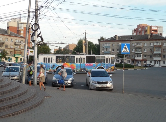 В Рязани из-за обрыва провода изменился маршрут двух троллейбусов | ya62.ru