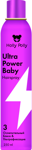 Лак для волос Holly Polly ослепительный блеск ультрафиксация 