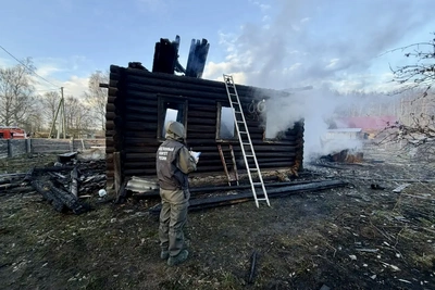 В Бабаевском округе мужчина погиб при пожаре