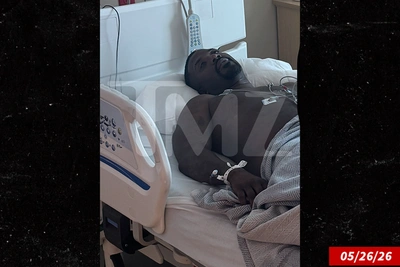 Новые фото: Ray J в больнице после нокаута от Supa Hot Fire