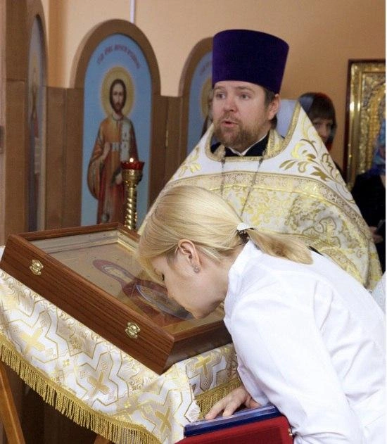 Открытие домового храма при роддоме № 10 | Источник: РодДом № 10