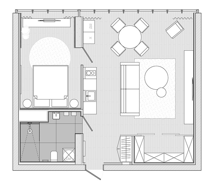 У самого Черного моря: квартира 69 м² в Одессе (фото 17)