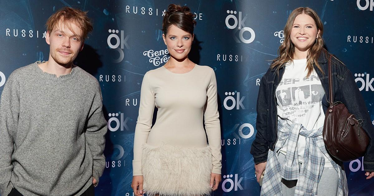 Пахомова сменила коньки на каблуки, Денисова сияла рядом с Рогачевым: звезды на премьере сериала &laquo;На льду&raquo;