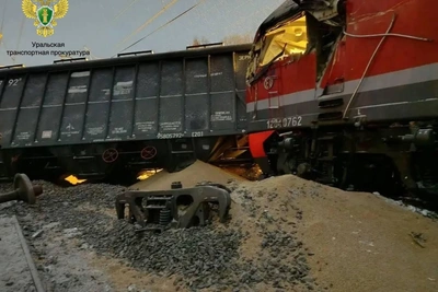 Прокуратура показала фото аварии поездов на Транссибе