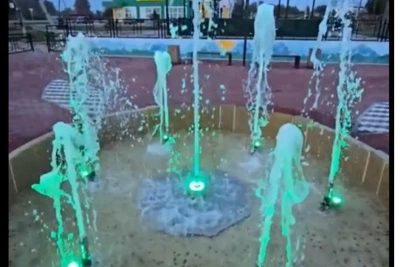 В Комсомольске открыли зону отдыха с фонтаном