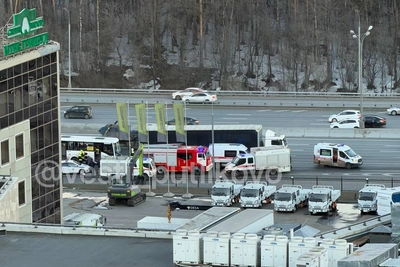 На МКАД столкнулись автобус и грузовик, есть пострадавшие