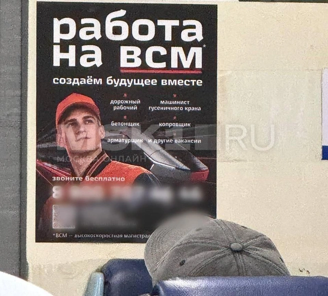 Такие объявления развесили в московских электричках | Источник: Артем Устюжанин / MSK1.RU