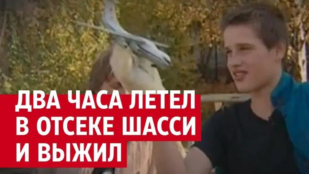 Школьник выжил, пролетев в шасси самолета 1,5 тысячи км до Москвы. Видео