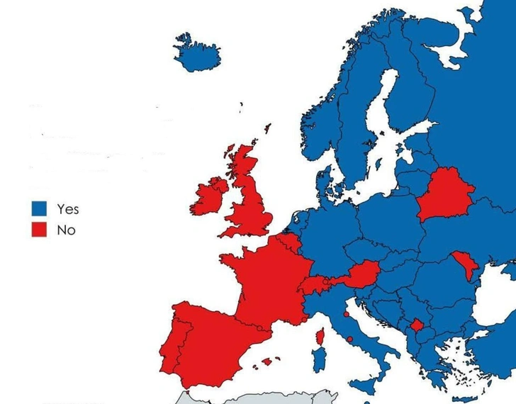 Вы очень умны, если справитесь с нашей загадкой: что изображено на этой карте Европы? | Источник: Reddit.com via Brilliant Maps