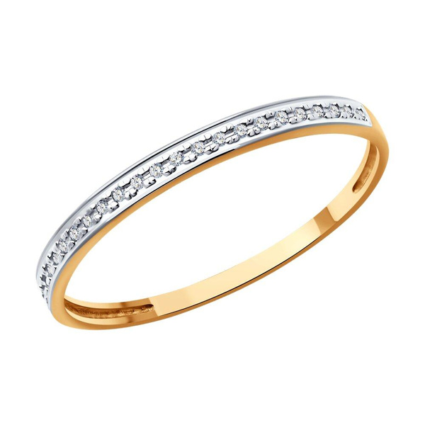 Кольцо из золота с бриллиантами SOKOLOV
