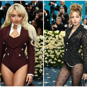 Можно ли прийти на Меt Gala в одном боди? Отвечают Сабрина Карпентер, Лиса и Доджа Кэт