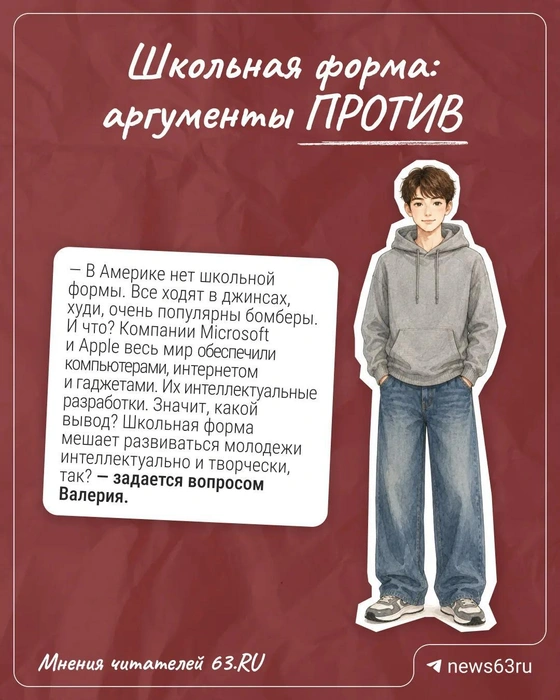 Пиджаки, рубашки и строгие комплекты подходят не всем — считают противники формы | Источник: Максим Бутусов / Городские медиа