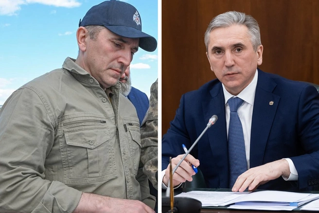 Снимков губернатора в трениках мы не нашли, но для коллекции кое-что всё же придумали. Правда, по мнения насчет «контраста» образов разделились. Даже в повседневной одежде Александр Моор выглядит стильно | Источник: Александр Моор / T.me