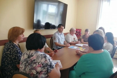 Сотрудники полиции встретились с семьями участников СВО в Ржаксе