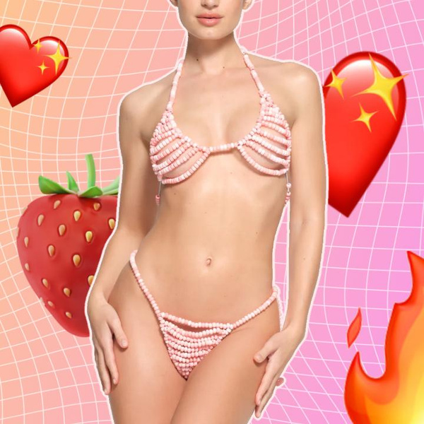 Идеальный образ на День святого Валентина: Ким Кардашьян выпустила съедобное нижнее белье