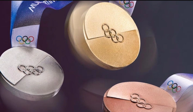 Так выглядят медали, которые получат спортсмены  | Источник: Milano Cortina 2026