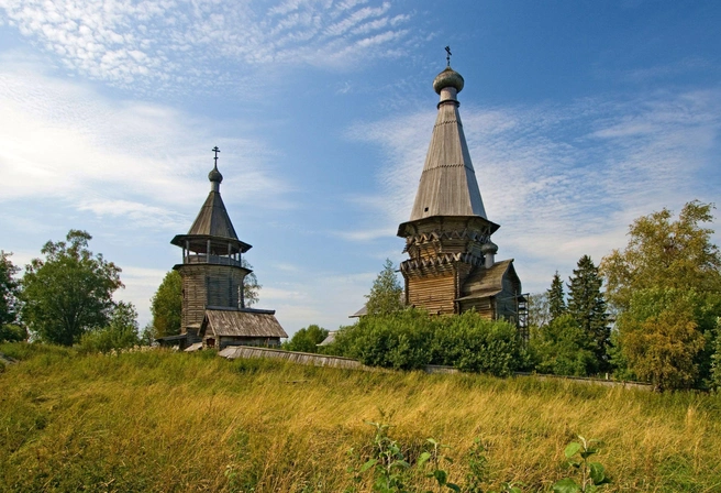 Гиморецкий погост. Церковь Рождества Богородицы. 1659 г. | Источник: wikipedia.org