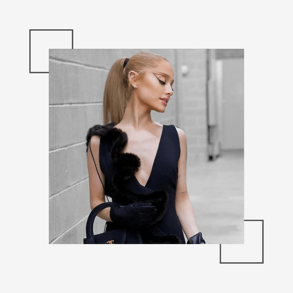 Бордовые стрелки как у Арианы Гранде — модный минималистичный макияж на зиму 2024