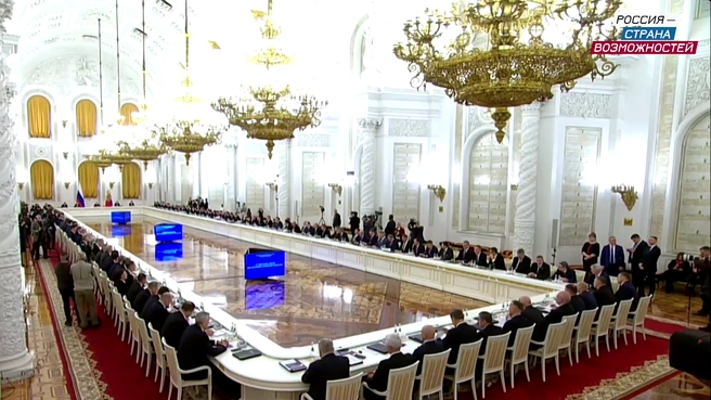 Об условиях конкурса говорили на заседании Госсовета | Источник: пресс-служба платформы «Россия — страна возможностей»