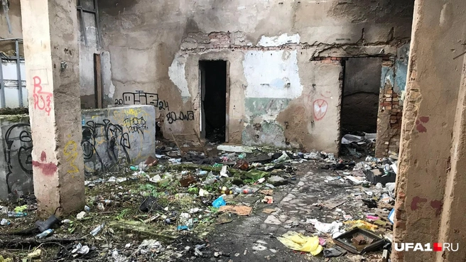 Некоторые здания заброшены | Источник: Андрей Сивец / UFA1.RU