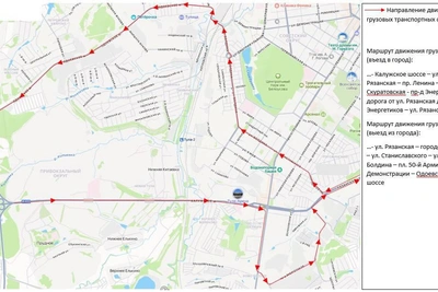 В Туле с 16 марта закроют проезд под Орловским путепроводом