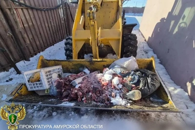 Тракторный ковш с отходами и негуманный убой: штраф