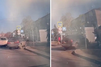 В Омске автомобиль сбил девочку 1,8 лет