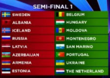 Россия выступит в первом полуфинале «Евровидения-2014»