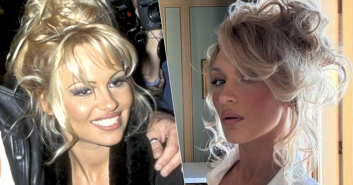 Пучок Памелы Андерсон&nbsp;&mdash; идеальная прическа на все случаи жизни