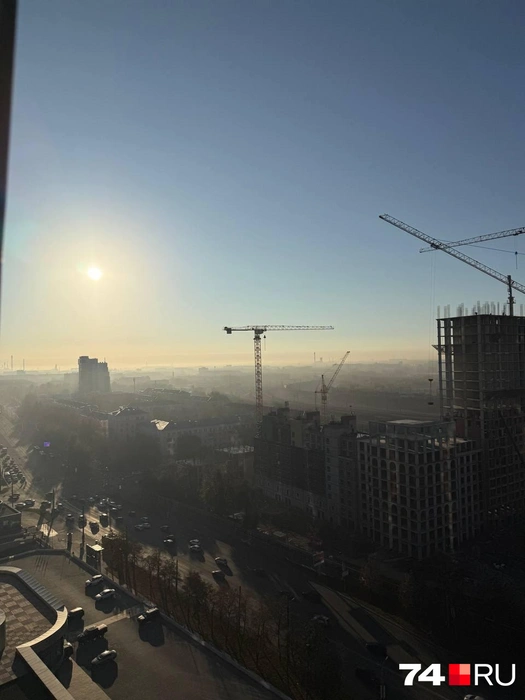 Центр города не настолько молочный  | Источник: читатель 74.RU