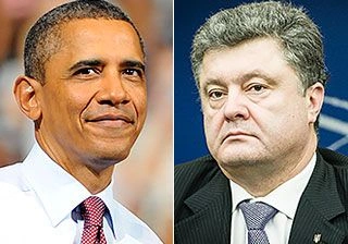 Обама пообещал Порошенко военное снаряжение на $5 млн | ya62.ru